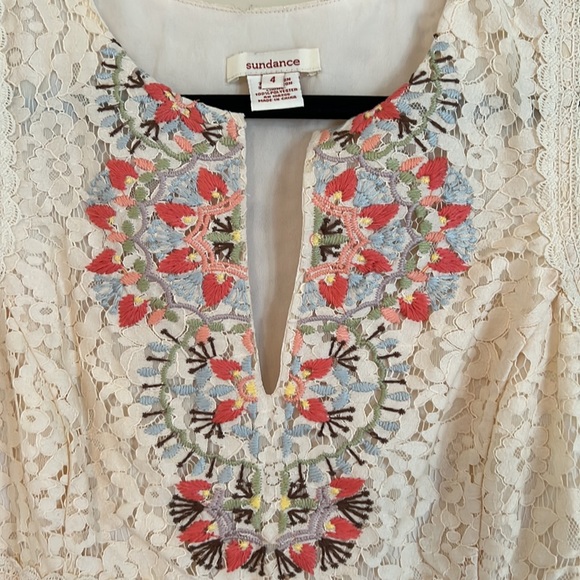 Sundance Lace Embroidered Midi/Maxi Dress - Picture 6 of 8